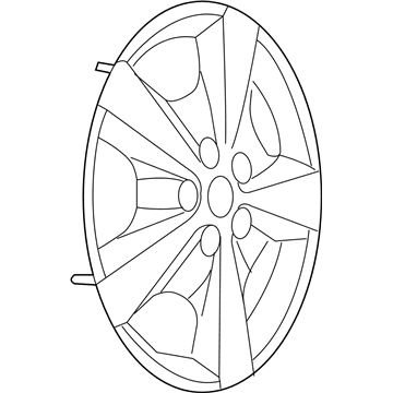 GM 9597397 Wheel TRIM COVER *Silver Spark