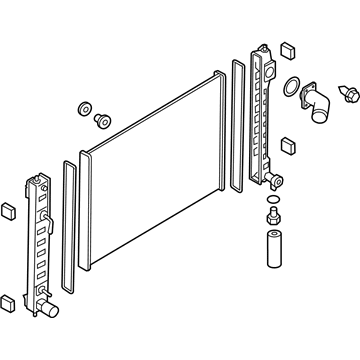 Infiniti 21460-1MA0A Radiator Assembly