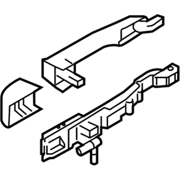 Kia 836604D001 Rear Door Outside Handle Assembly, Right