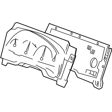 Ford 6F2Z-10849-FA Cluster Assembly