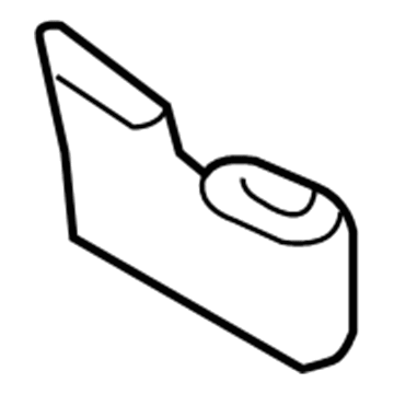 Hyundai 86863-B8000 Guard Assembly-Rear Deflector, LH
