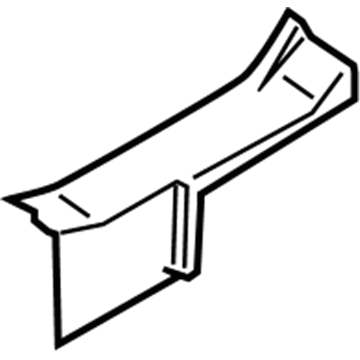 Nissan 769B7-JM00A Plate-Kicking, Rear LH