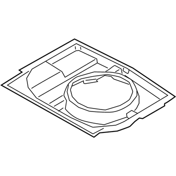 Kia 85705J6000RBQ Tray-Luggage Ctr, Und