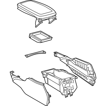 Lexus 58810-30A22-C0 Box Assembly, Console