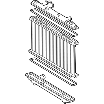 Toyota 16410-AZ016 Radiator Assembly