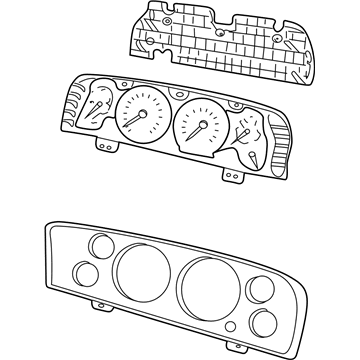 Mopar 56051106AH Cluster