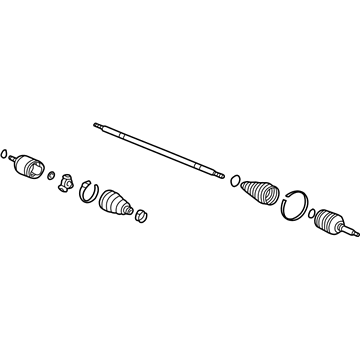 Honda 44306-S9A-000 Driveshaft Assembly, Driver Side