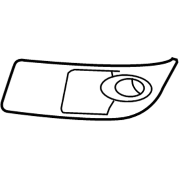 GM 15947965 Fog Lamp Bezel
