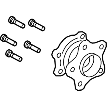 Nissan 43202-5NA0B Hub Assembly Rear