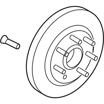 Ford AU2Z-1V102-B Front Hub