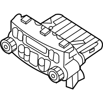 Hyundai 97250-4D202-VA Heater Control Assembly