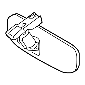 Lexus 87810-0E120 Mirror Assembly, Inner Rear