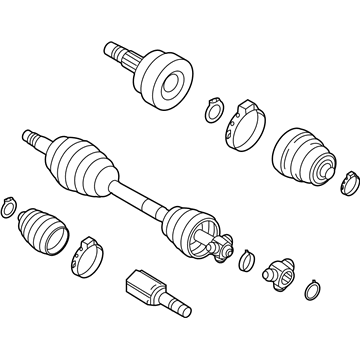 Mopar 68246467AA Axle Half Shaft