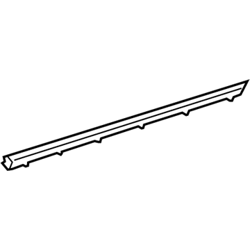 Lexus 68172-76020 WEATHERSTRIP, FR Doo