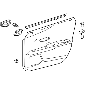 Lexus 67610-76100-C1 Panel Assembly, FR Door