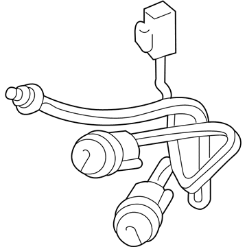 Lexus 81585-50110 Socket & Wire, Rear Lamp