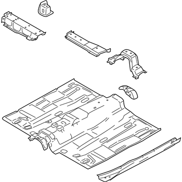 Ford DV6Z-1711135-A Front Floor Pan