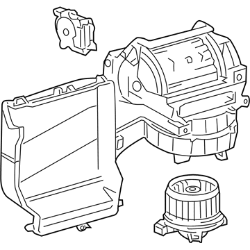 Toyota 87130-0C062 Case Assembly