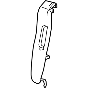 Acura 82550-TX6-A02ZA Seat-Back Assembly, Left Rear Side (Sandstorm)