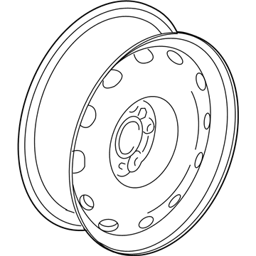 Mopar 1DZ31DD5AB Aluminum Wheel