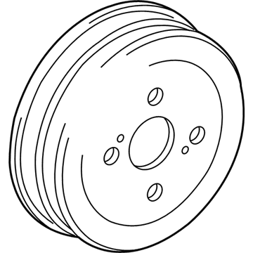 Toyota 42431-52090 Brake Drum