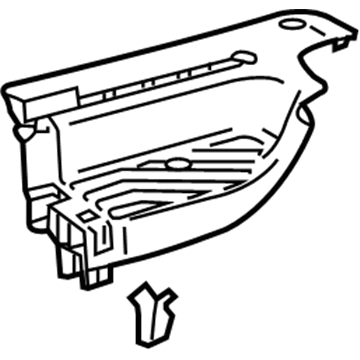 Toyota 67933-0C030-E0 Rear Sill Plate