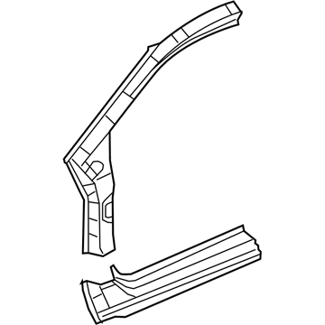 Honda 04635-TS8-A92ZZ Panel R, FR Outsid