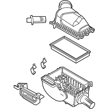 Ford 9G1Z-9600-A Air Cleaner Assembly