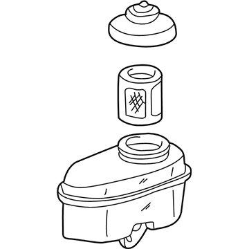 Lexus 47220-33011 Reservoir Sub-Assy, Brake Master Cylinder