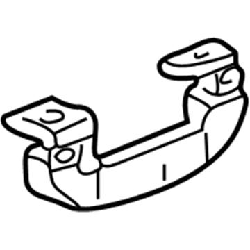 Acura 83240-S0K-A10ZA Grab Rail Assembly (Light Fern) (Coat Hook)