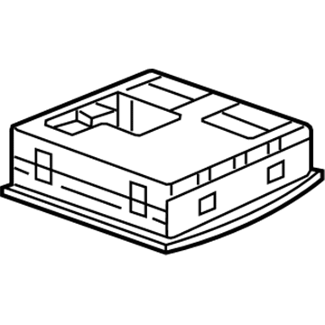 Honda 35830-TLA-A01ZA Switch Assy., Sunroof & Interior Light *YR449L* (CASHMERE IVORY)