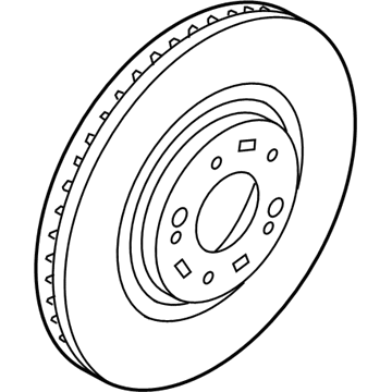 Kia 51712A9000 Disc-Front Wheel Brake