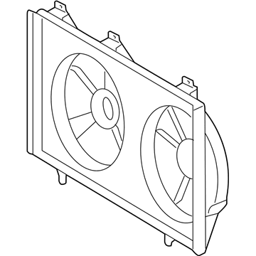 Toyota 16711-28310 Fan Motor