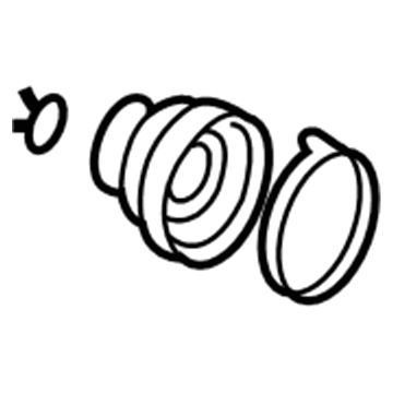 Hyundai 49509-38J00 Boot Kit-Front Axle Wheel Side