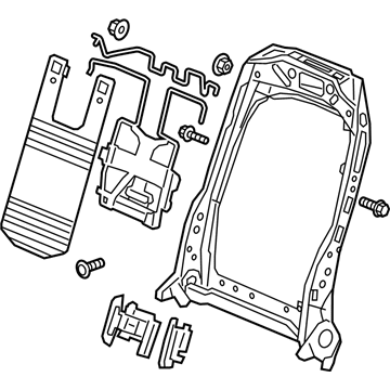 Acura 81126-TJB-A61 Frame Right, Front Back