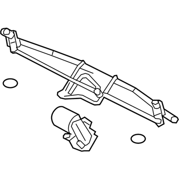 Ford 8C3Z-17508-B Motor & Linkage