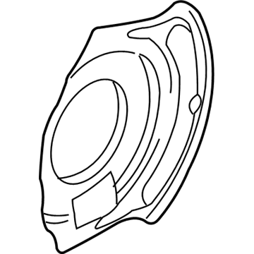 Infiniti 41151-2Y000 Original Splash Shield