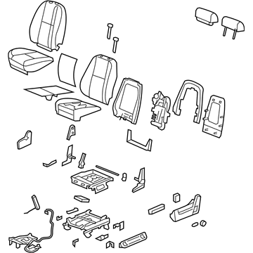GM 15904250 Seat Asm-Driver *Light Ttnum