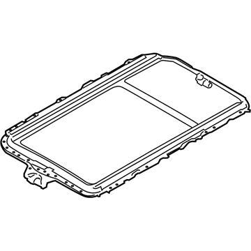 BMW 54-13-7-176-313 Frame Panoramic Roof