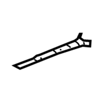 BMW 54-10-7-117-660 Water Outlet Hose Rear