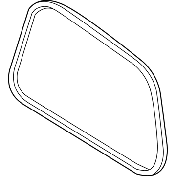 Nissan 83352-5Z012 WEATHERSTRIP Side Window 2ND