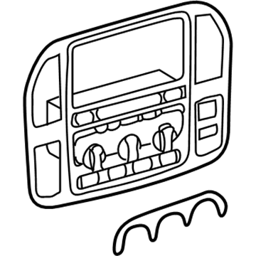 Lexus 84012-60200 Switch Assy, Center Cluster Integration