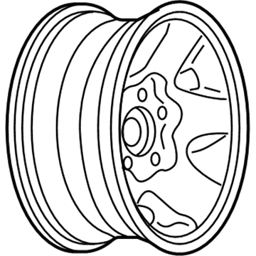 GM 12355826 Wheel Rim Assembly, 15X7