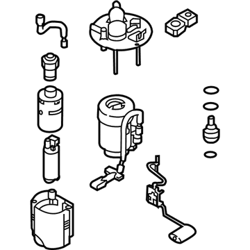 Hyundai 31110-3X550 Complete-Fuel Pump