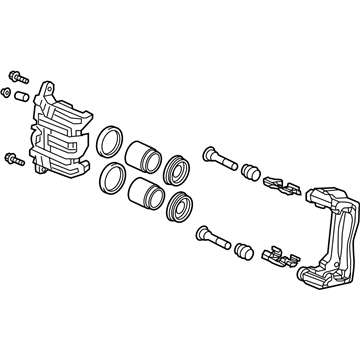 Acura 45018-TJB-A00 Front Caliper Sub-Assembly