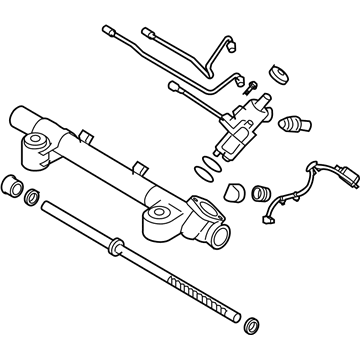 Infiniti 49200-1CA0A Power Steering Gear Assembly