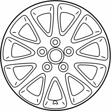 Lexus 42611-53061 Wheel, Disc