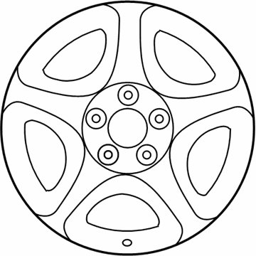 Lexus 42611-24300 Wheel, Disc