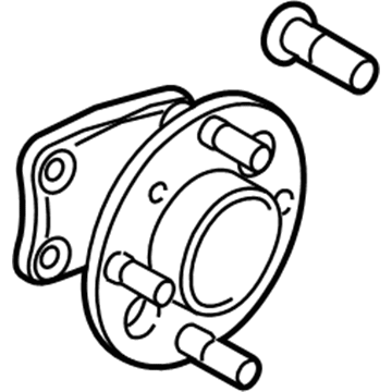 Ford DCPZ-1104-A Hub & Bearing Assembly