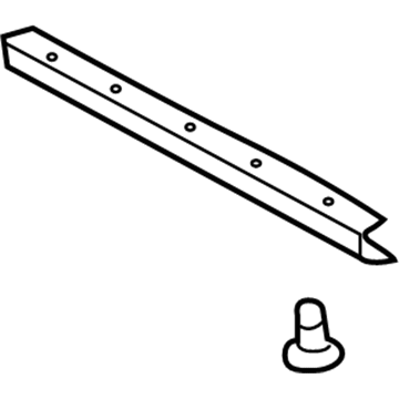 Lexus 53381-60050 Seal, Hood To Radiator Support